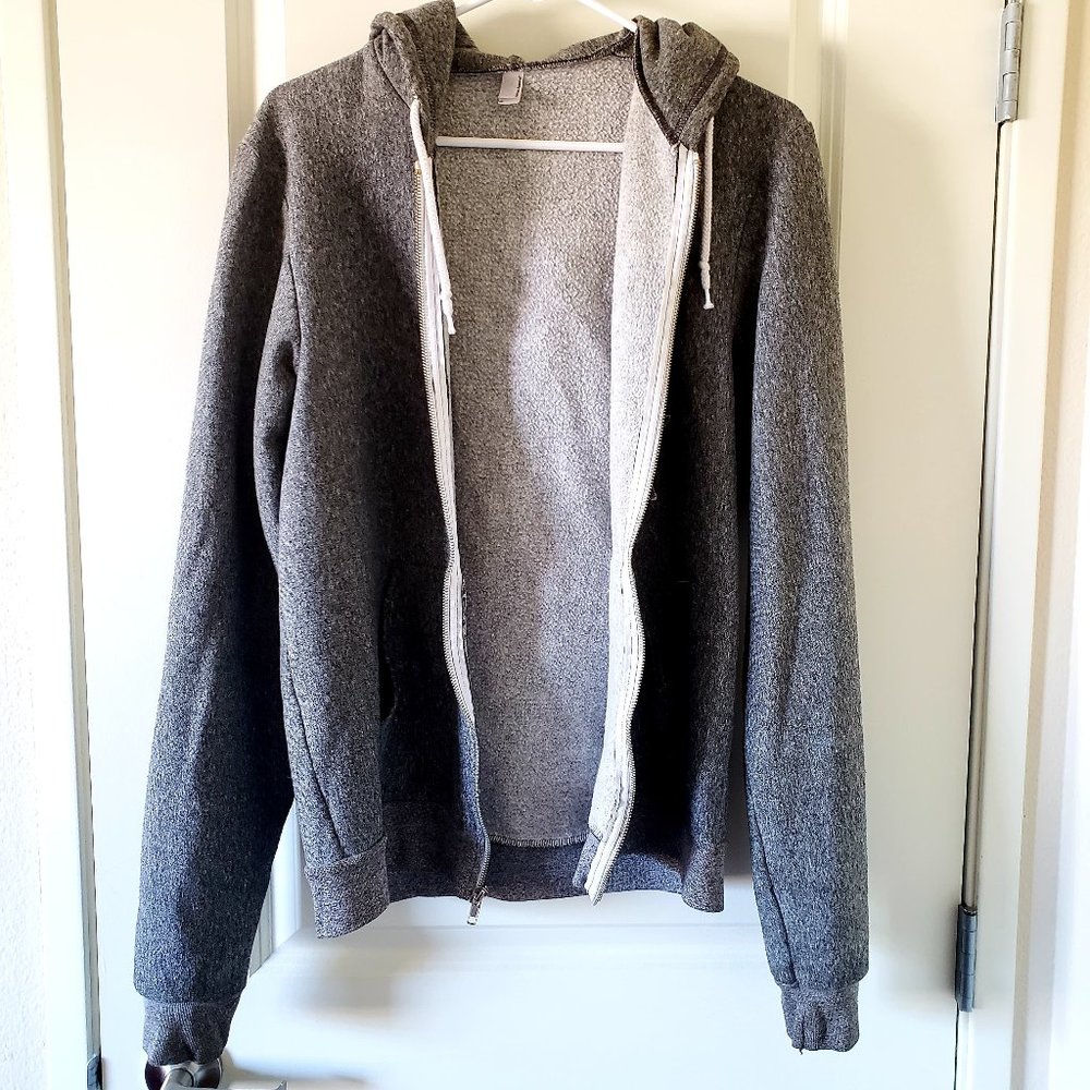 AK Starfish Co. Zippered Hoodie (heather gray)